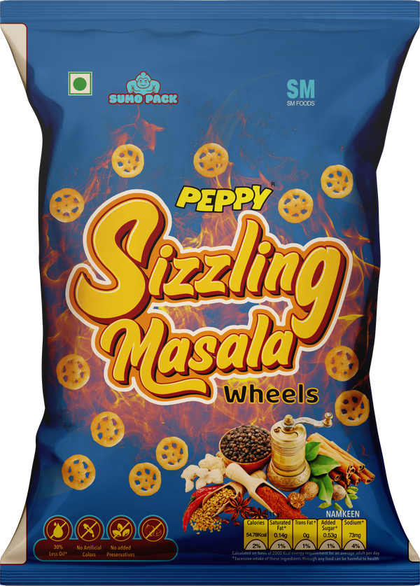 Peppy Sizzling Masala Wheels Sumo Pack