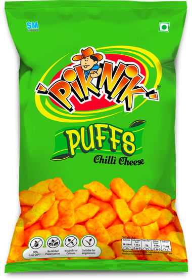 Piknik Puffs Chilli Cheese ₹10